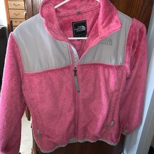 Girls North Face sweater